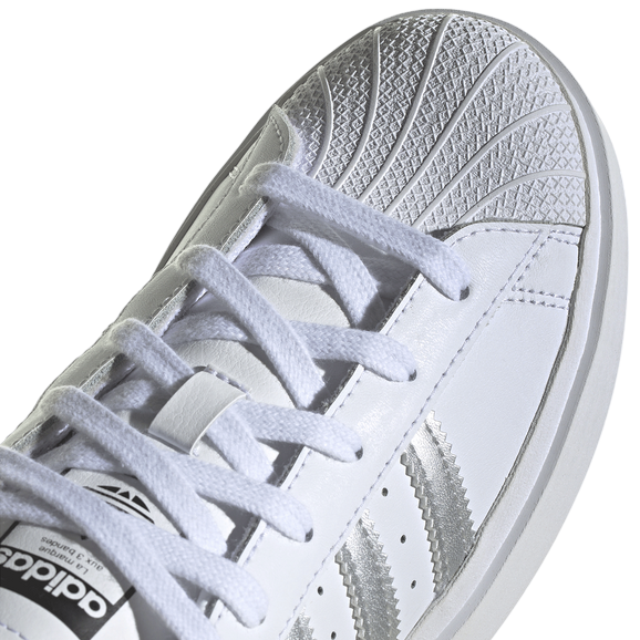 Adidas Originals Women's Superstar Bonega IF7582 White-Silver-Black Sneakers