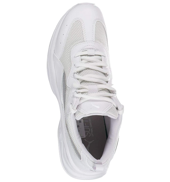 Puma Women's Cilia 369778 16 White Silver Sport Shoe