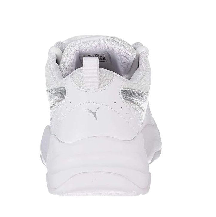 Puma Women's Cilia 369778 16 White Silver Sport Shoe