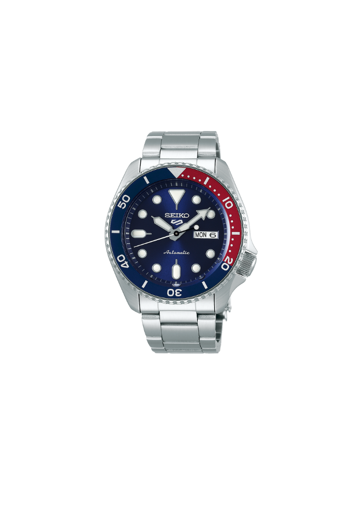 Seiko 5 Sports – Automatico, Blue &amp; Red “Pepsi”, 42,5mm, SRPD53K1