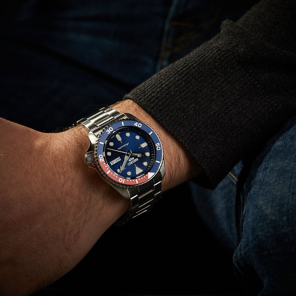 Seiko 5 Sports – Automatico, Blue &amp; Red “Pepsi”, 42,5mm, SRPD53K1