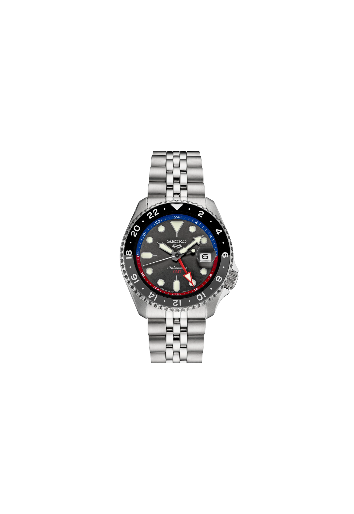 Seiko SSK019K1 – Automatico GMT – Quadrante Grigio – Cassa 42,5 mm – Codice SSK019K1