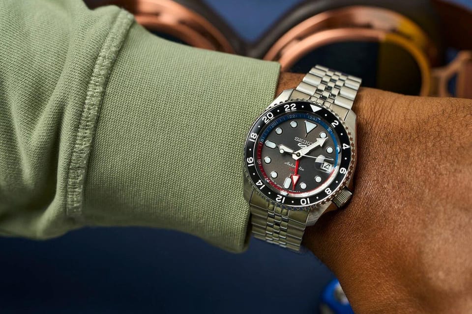 Seiko SSK019K1 – Automatico GMT – Quadrante Grigio – Cassa 42,5 mm – Codice SSK019K1