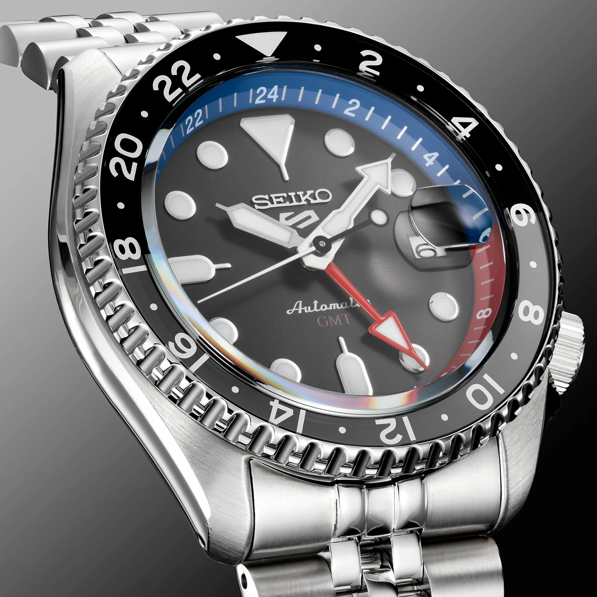 Seiko SSK019K1 – Automatico GMT – Quadrante Grigio – Cassa 42,5 mm – Codice SSK019K1
