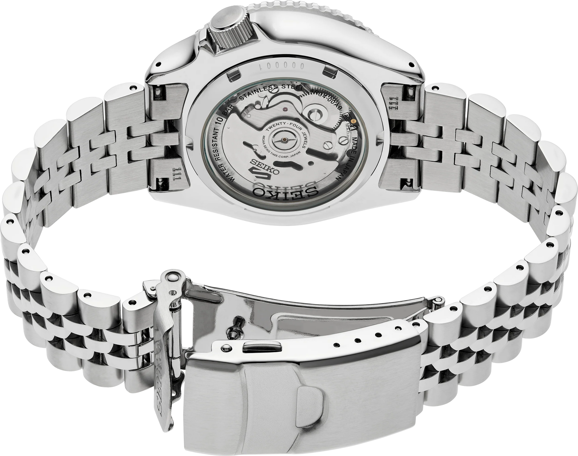 Seiko 5 Sports SSK035 – Automatico GMT, Quadrante Verde, 42,5mm, Acciaio, Codice prodotto SSK035