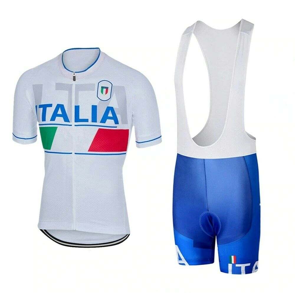 Completino Ciclismo Italia Uomo – Maglia + Pantaloncini Estate