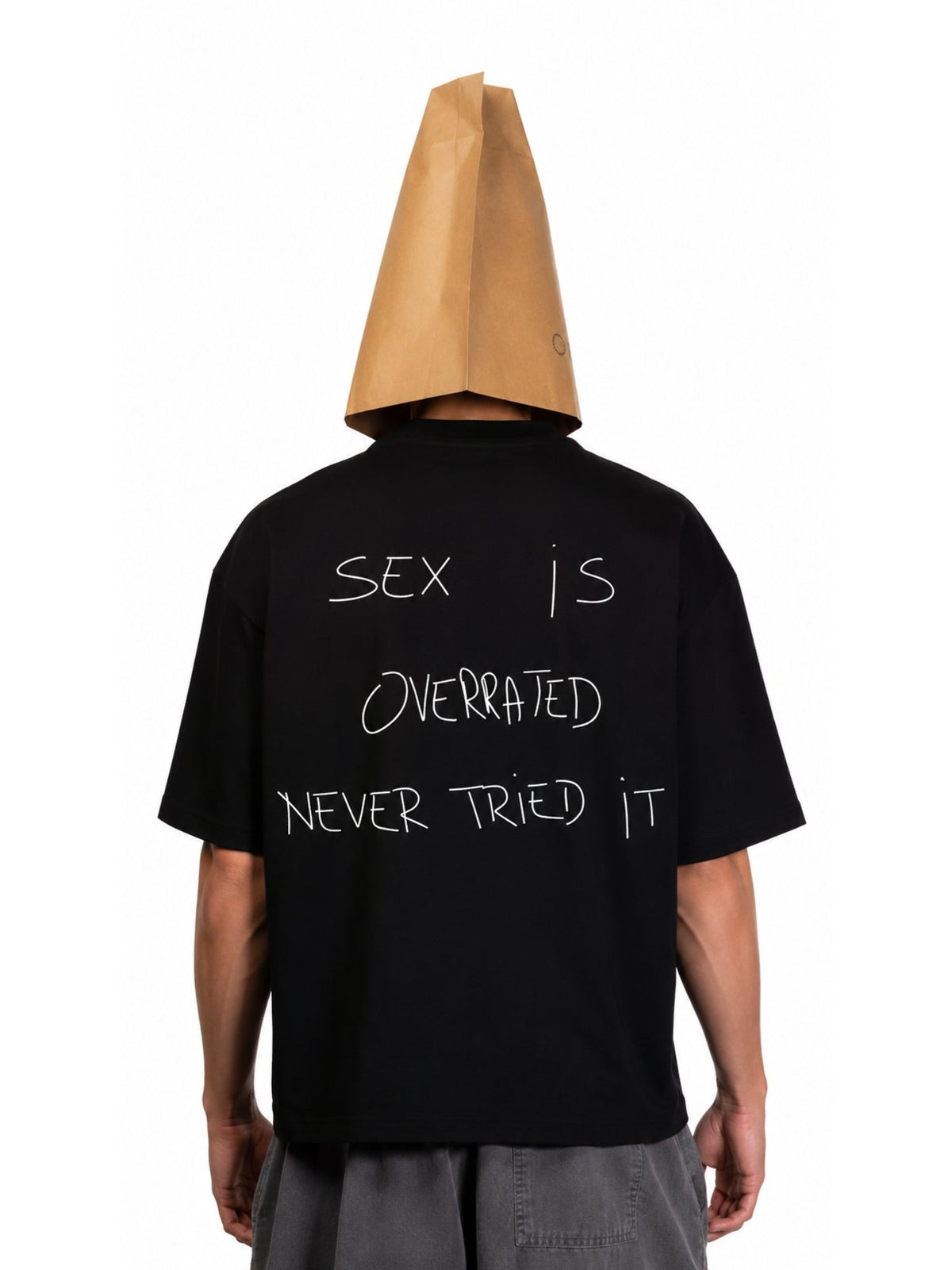 Pogostore.it Never Tried It Tee NEVER Nero/Bianco - T-shirt Grafica