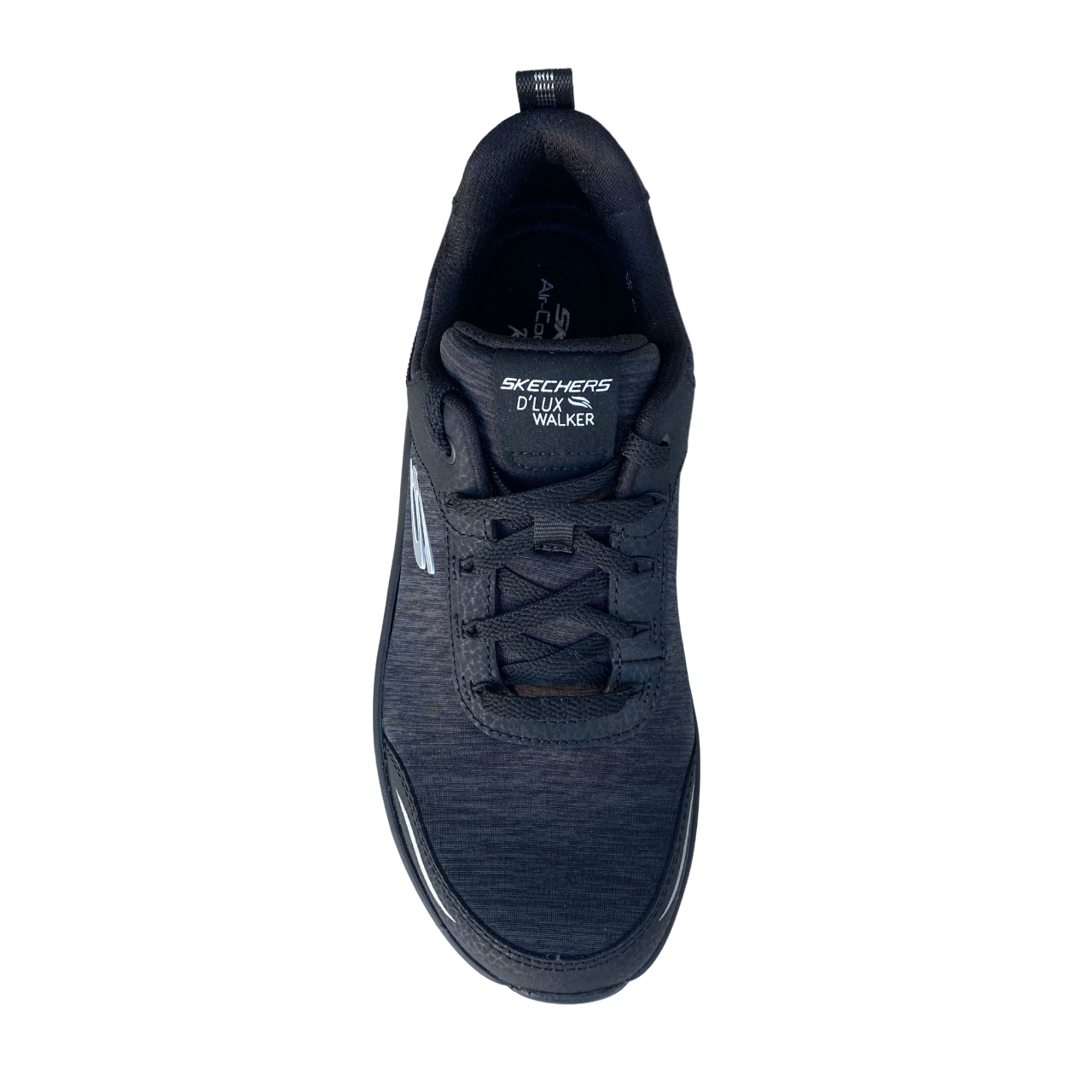 Skechers D'Lux Walker Cool Groove 149336/BKW Black-White – Women's Memory Foam Walking Shoe