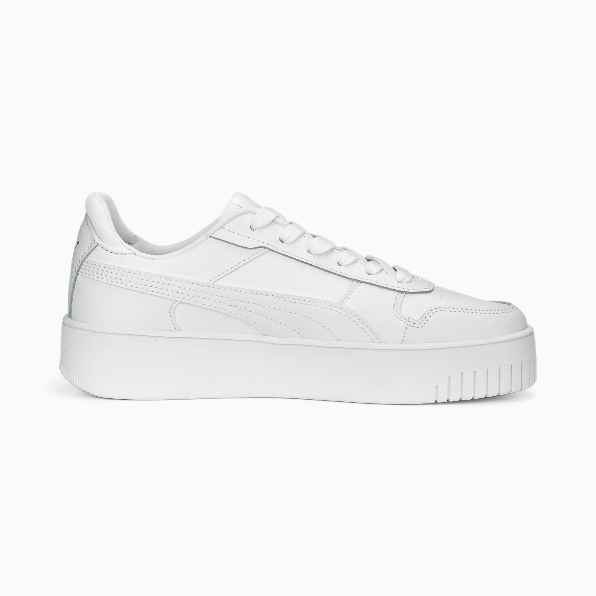 Puma Women's Carina Street Sneakers 389390-14 White Gold