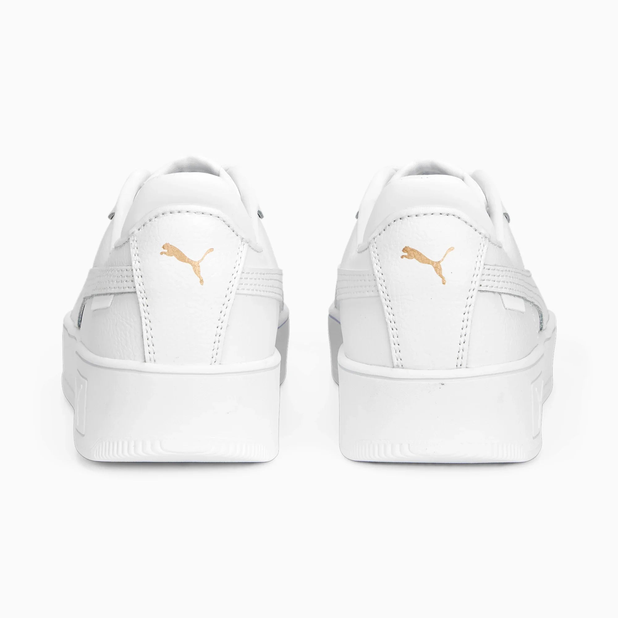 Puma Women's Carina Street Sneakers 389390-14 White Gold