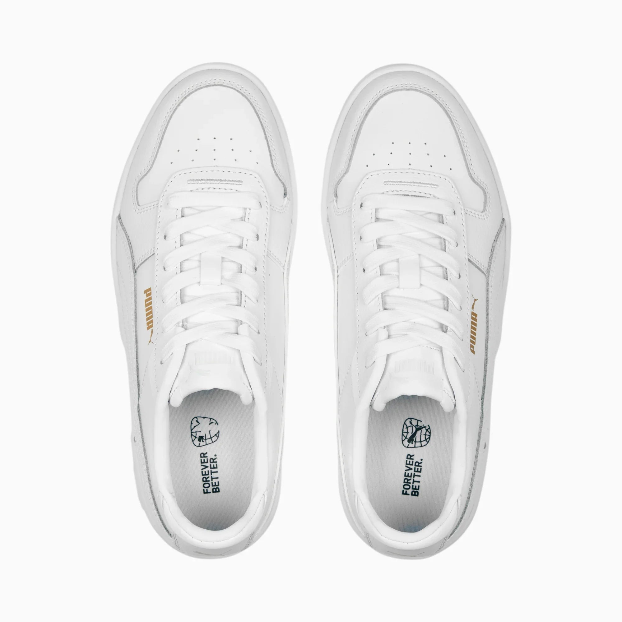 Puma Women's Carina Street Sneakers 389390-14 White Gold