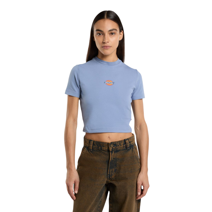 Dickies maglietta manica corta da donna Maple Valley DK0A4XPOK371 celeste