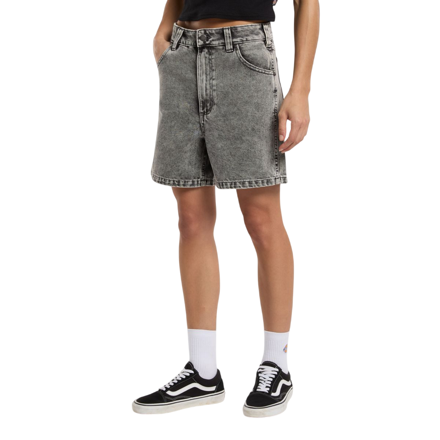 Dickies pantaloncino denim da donna DK0A4Y88J811 grigio chiaro