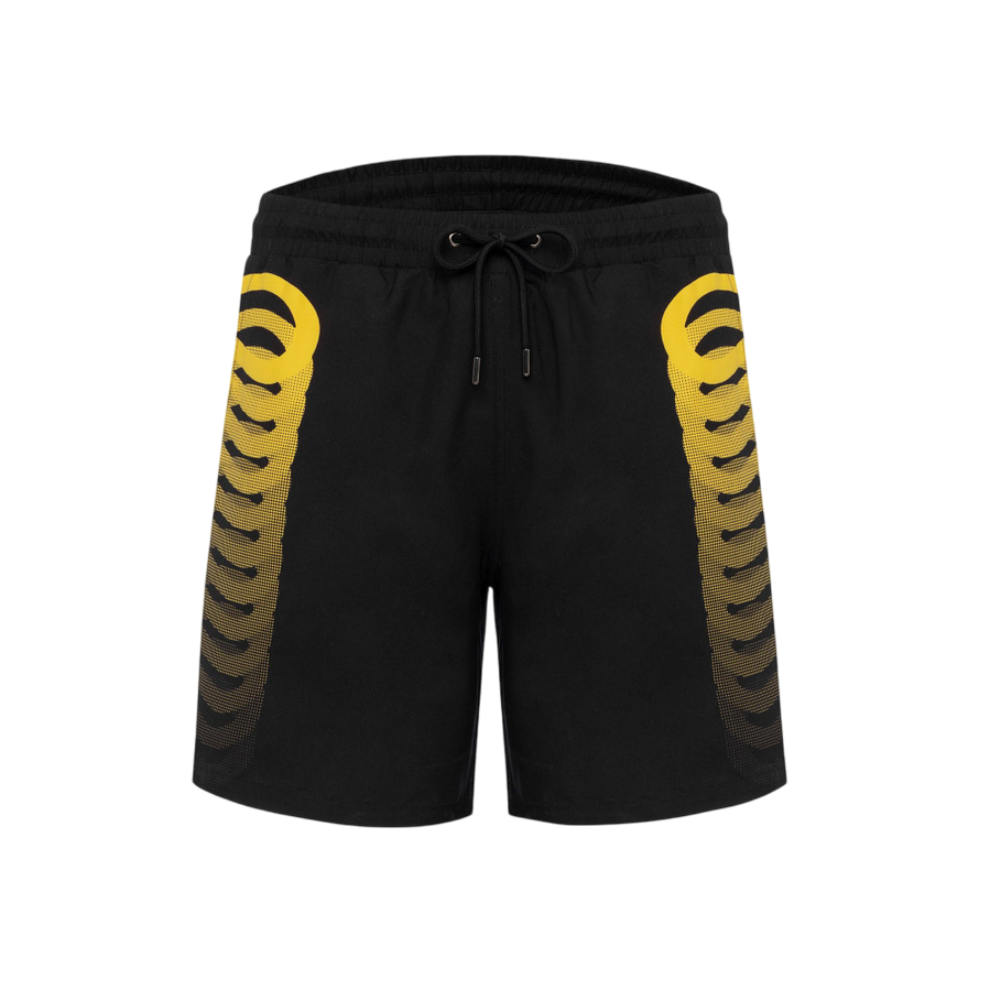 Propaganda costume da bagno a pantaloncino da uomo Ribs 25SSPRBR467-01 nero-giallo