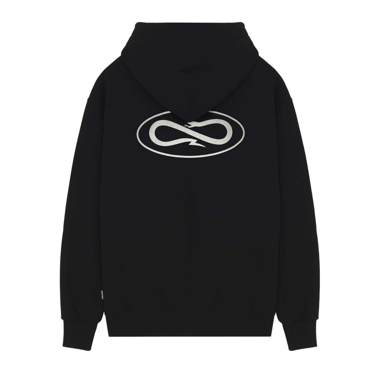 Propaganda felpa con cappuccio e cerniera intera da uomo Logo Atom 25SSPRFE307 nero