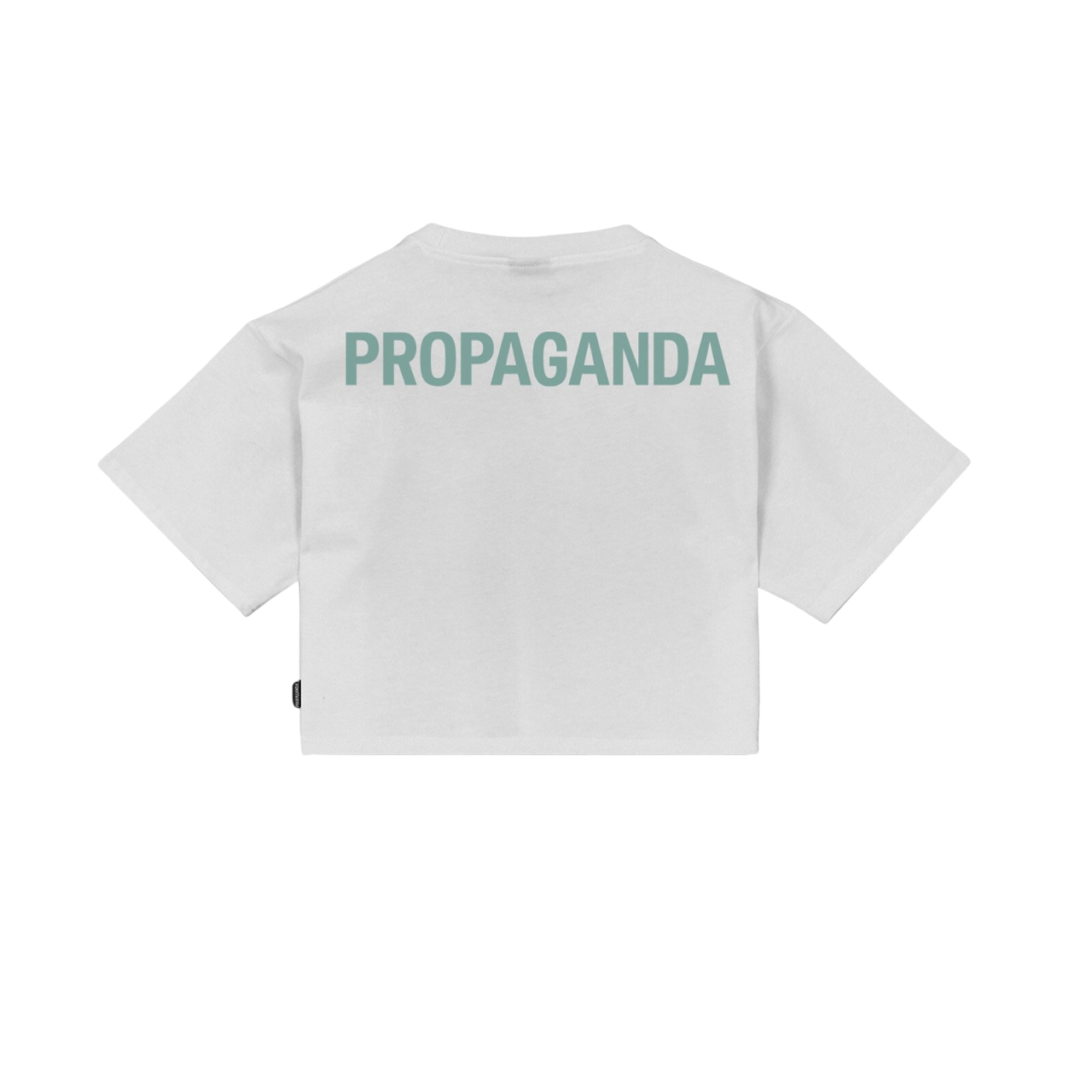 Propaganda maglietta cropped manica corta Logo Classic 25SSPRTS964 bianco
