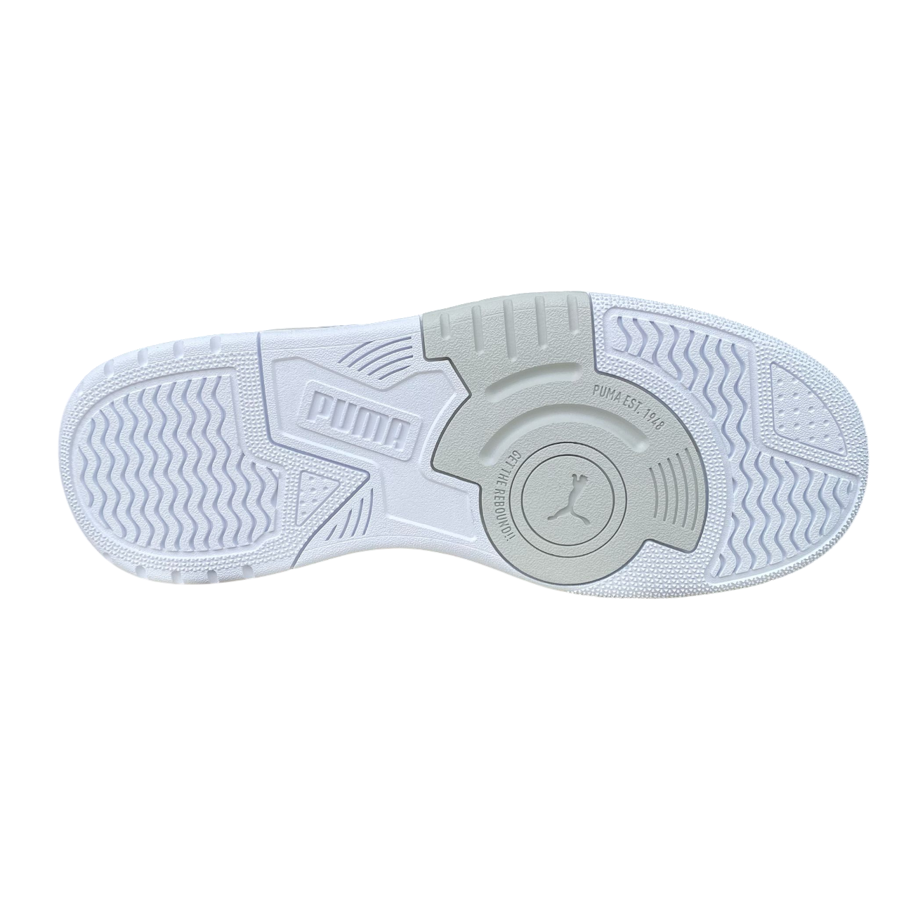 Puma scarpa sneakers da uomo Rebound Retro 400197-01 bianco-grigio chiaro