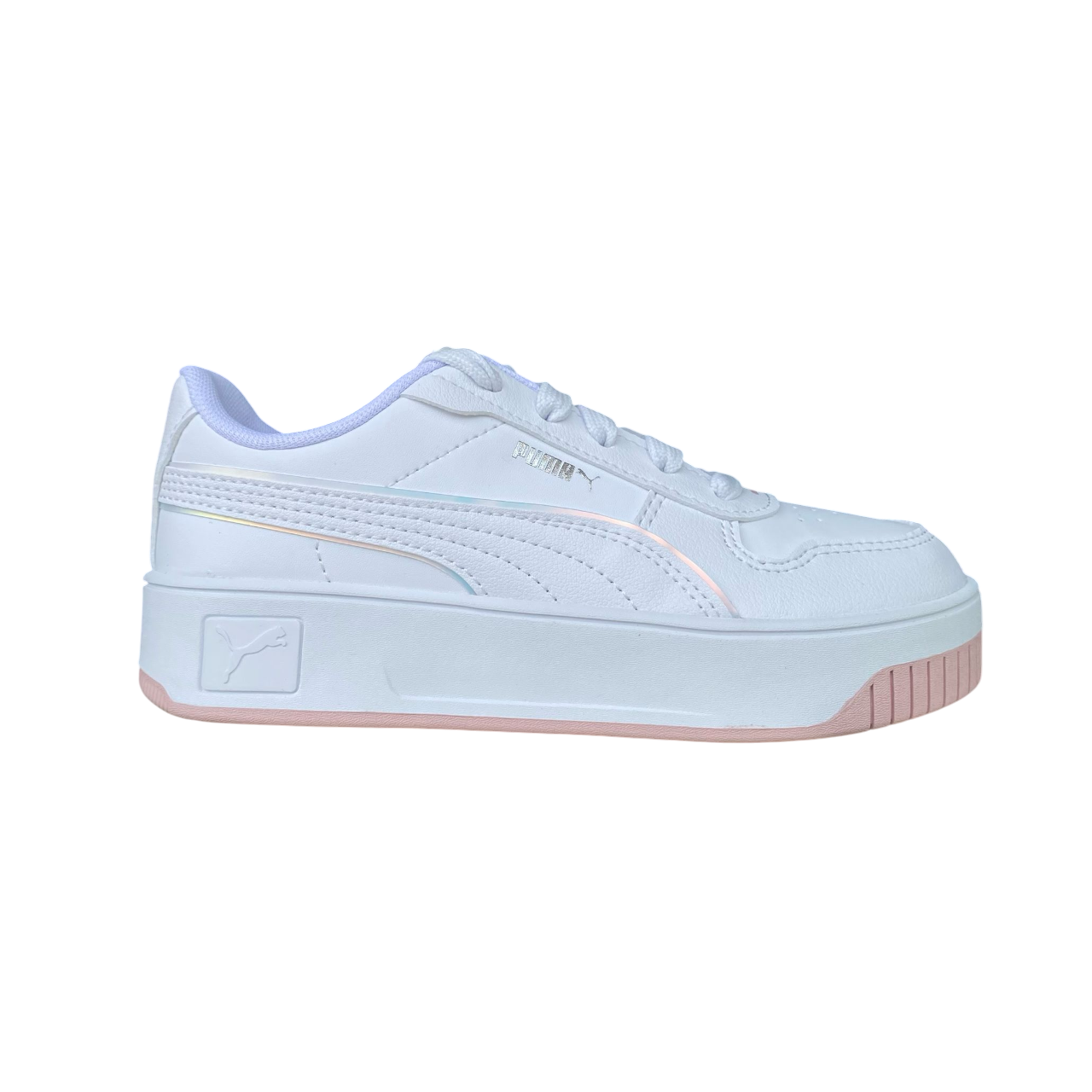 Puma junior sneakers Carina Street Holo 2.0 398285-01 white-mauve