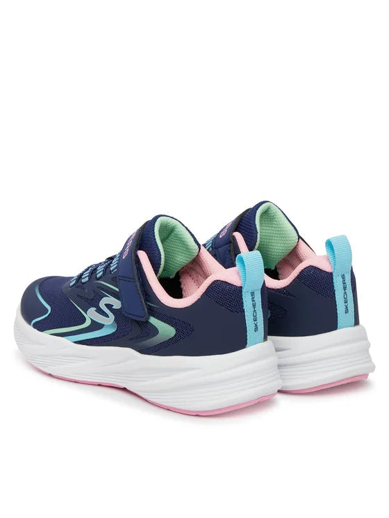 Skechers scarpa da ginnastica da bambina Hyper Speed 303882L/NVMT blu