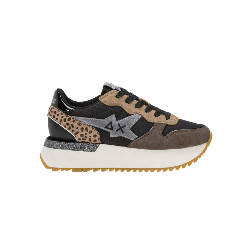 Sun68 Big Stargirl Mix Z44218-11 Sneakers Donna Nero