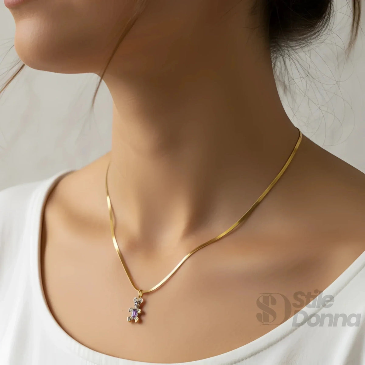 Sweetheart Collana con Ciondolo Orsetto