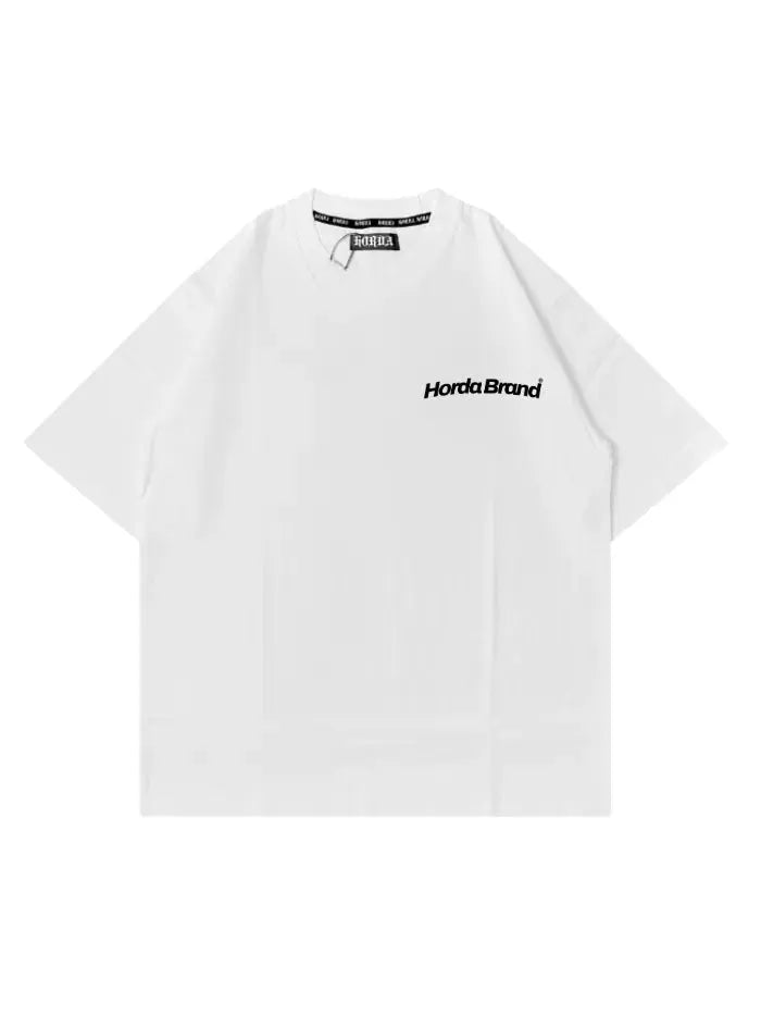 T-Shirt Bianca Boxy Fit 200g Made in Italy