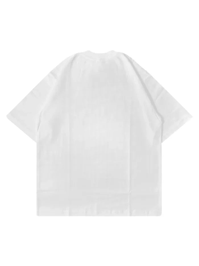T-Shirt Bianca 200gr Oversize Cotone Made in Italy - Pass