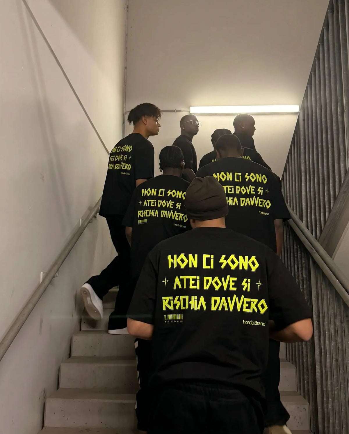T-Shirt Tapeflow Black Boxy Fit 220 GSM  Horda Brand
