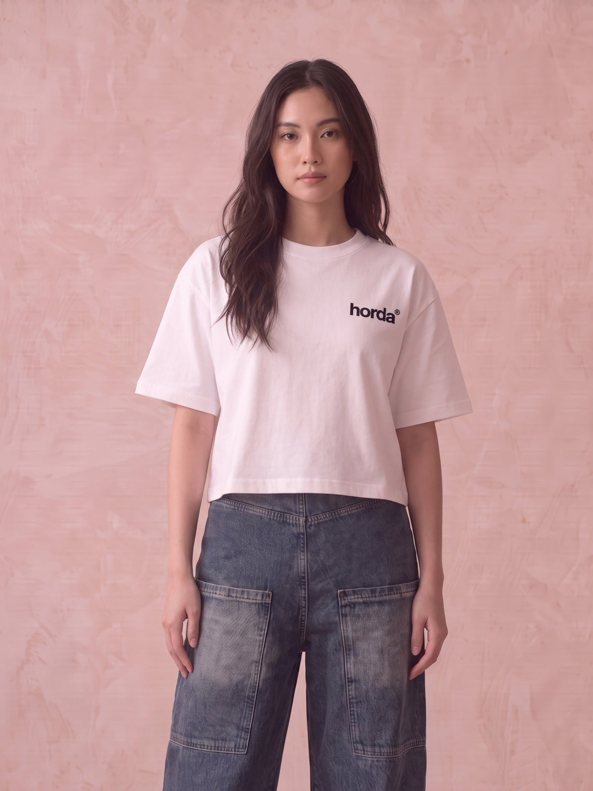 T-shirt Cropped Donna Human Case