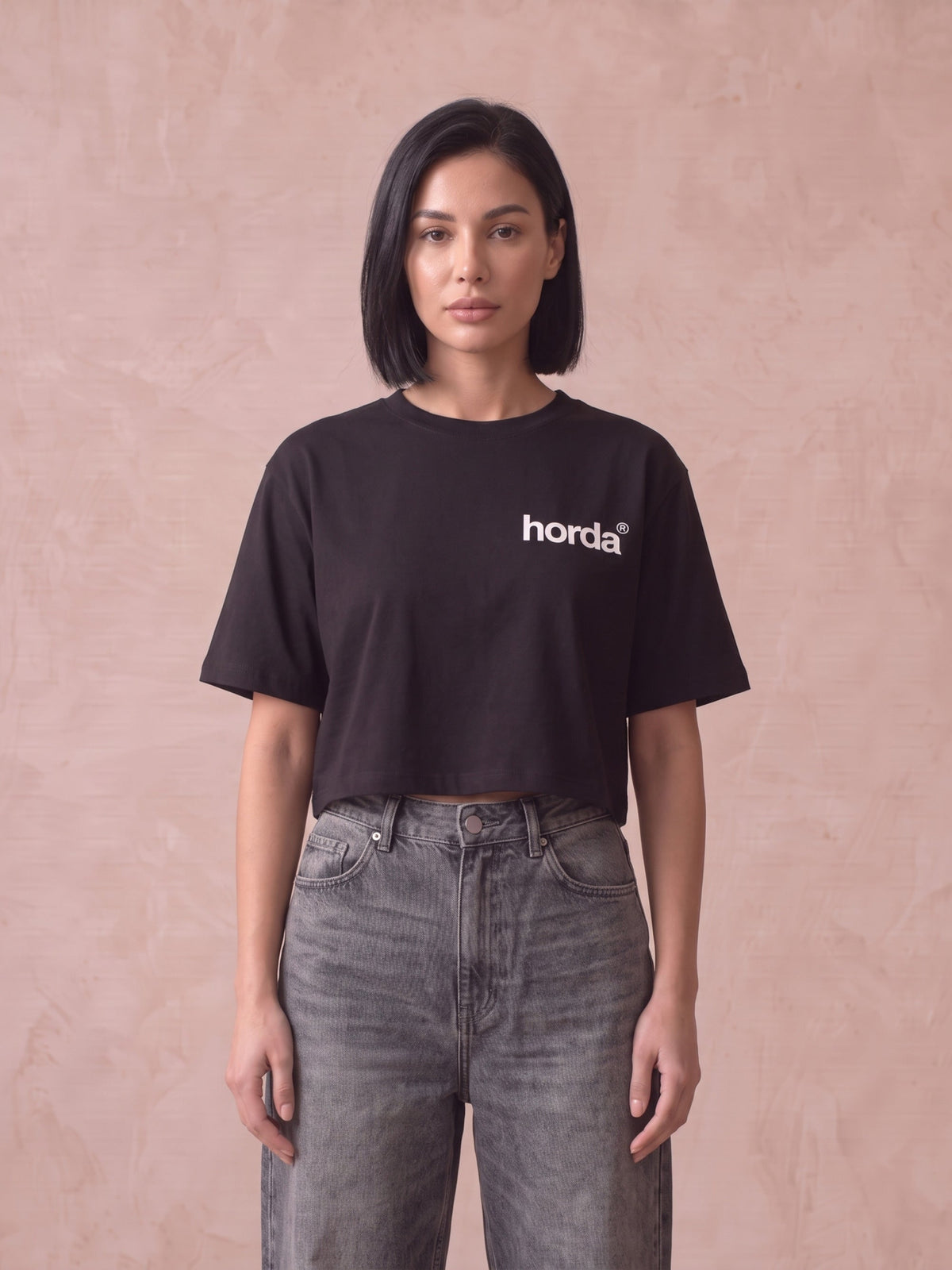 T-shirt Cropped Donna Human Case