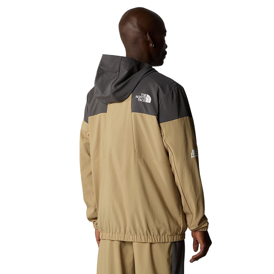 The North Face Men's Track Windbreaker Jacket with Hood NF0A87J2WQO Sand-Anthracite