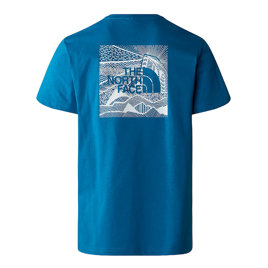 The North Face Men's Redbox NF0A87NVRBI Short Sleeve T-Shirt Adriatic Blue