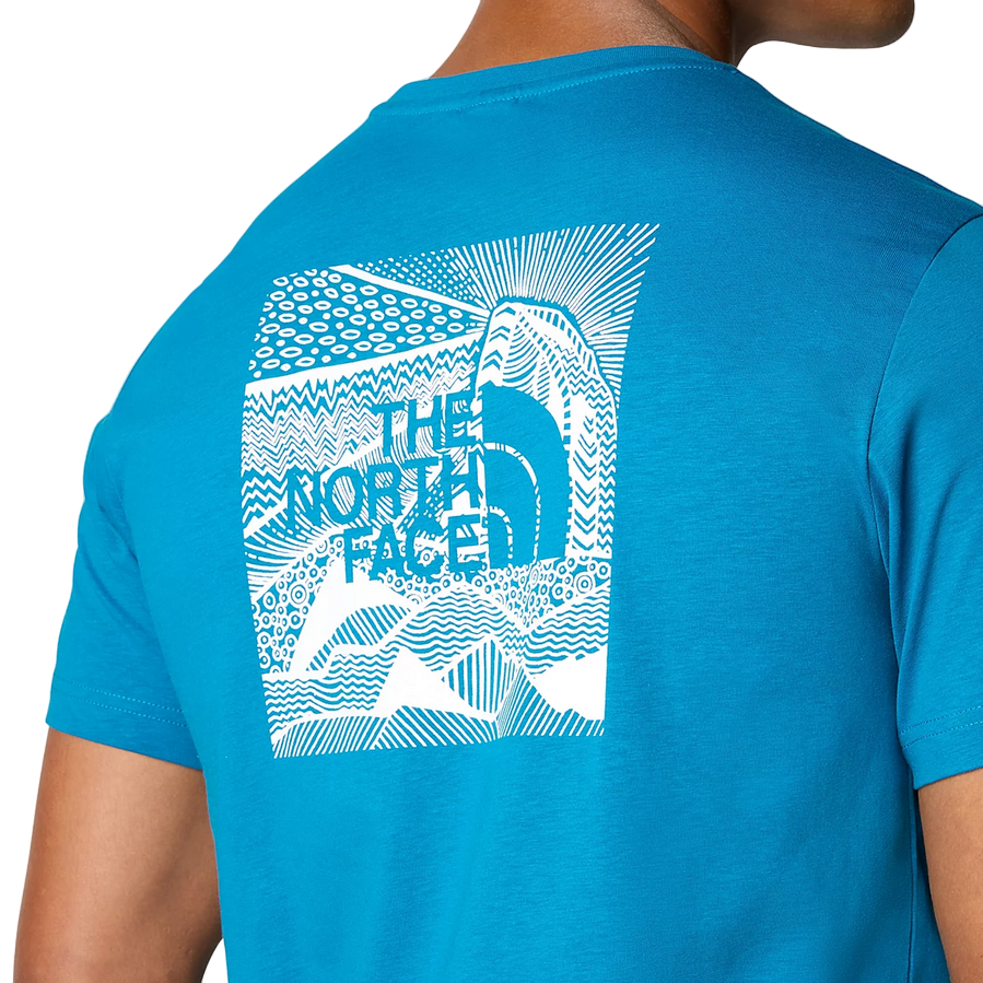 The North Face Men's Redbox NF0A87NVRBI Short Sleeve T-Shirt Adriatic Blue