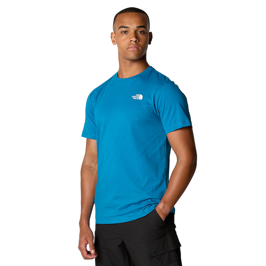 The North Face Men's Redbox NF0A87NVRBI Short Sleeve T-Shirt Adriatic Blue