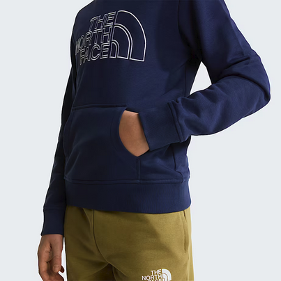 The North Face Drew Peak Light NF0A8GR88K21 Blu Felpa Girocollo Junior