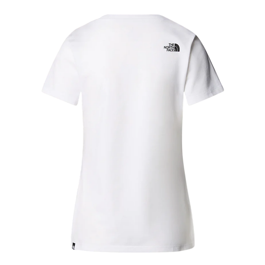 The North Face Women's Easy NF0A8A6DFN4 White Short Sleeve T-Shirt