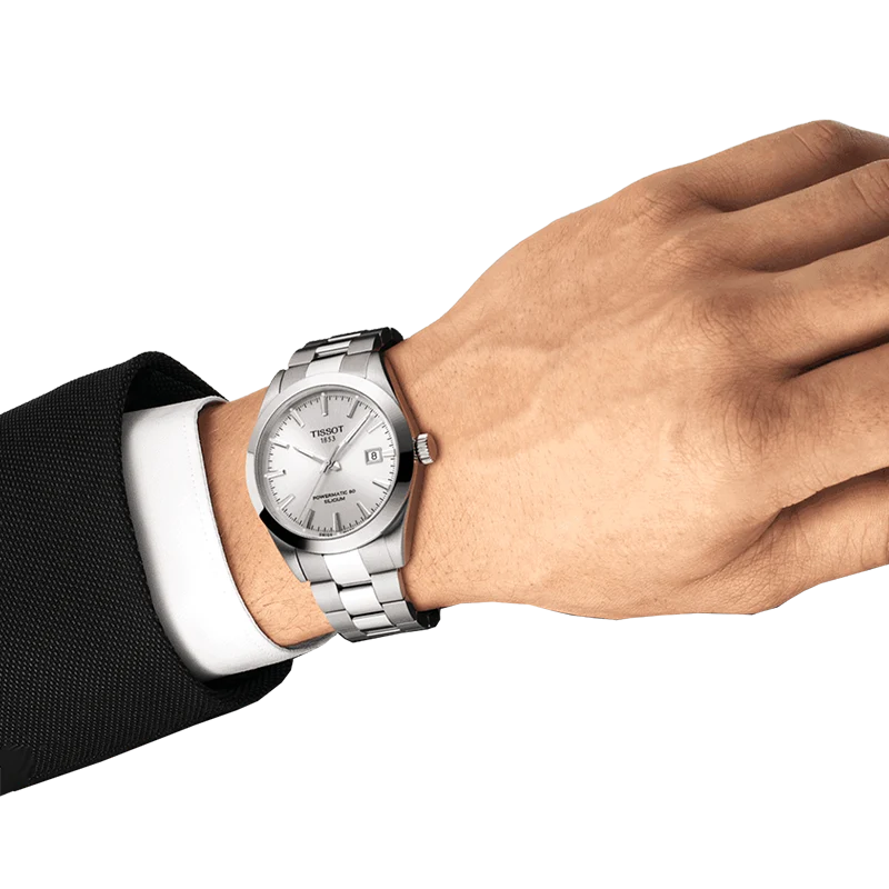 Tissot Gentleman Powermatic 80 – Automatico Swiss Made, argento, 40mm – T127.407.11.031.00