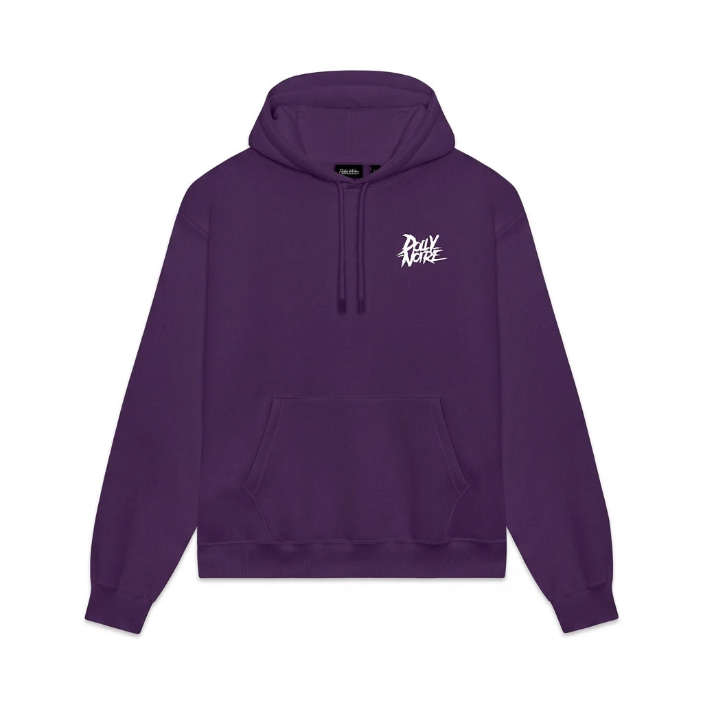 Dolly Noire felpa con cappuccio da uomo Satanicat SW1260-GQ-03 viola