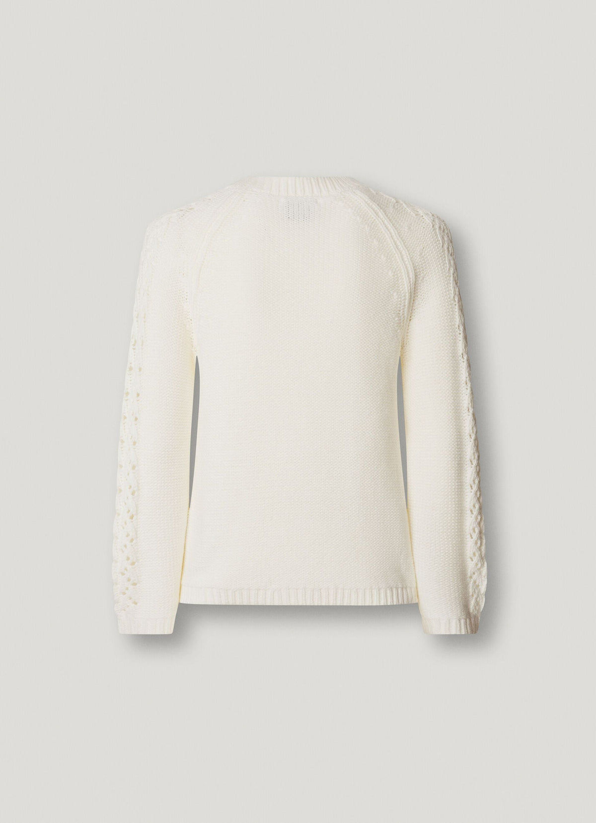 Pepe Jeans maglia traforata da donna Eveline PL7000204 808 bianca