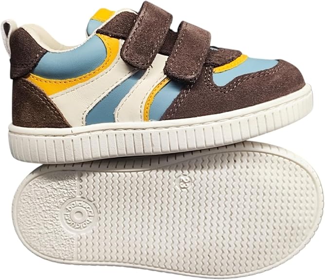 Balducci Sneaker MSPO4903 Bimbo Marrone Celeste - Primi Passi