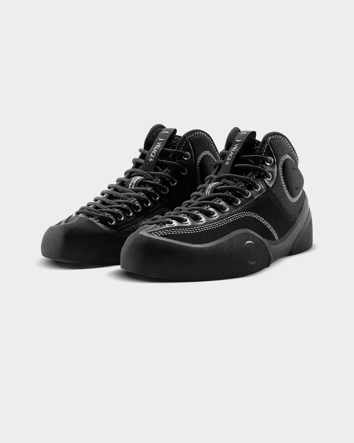 Sneakers 1PM Mid Leather Suede/Canvas Black/Natural Black