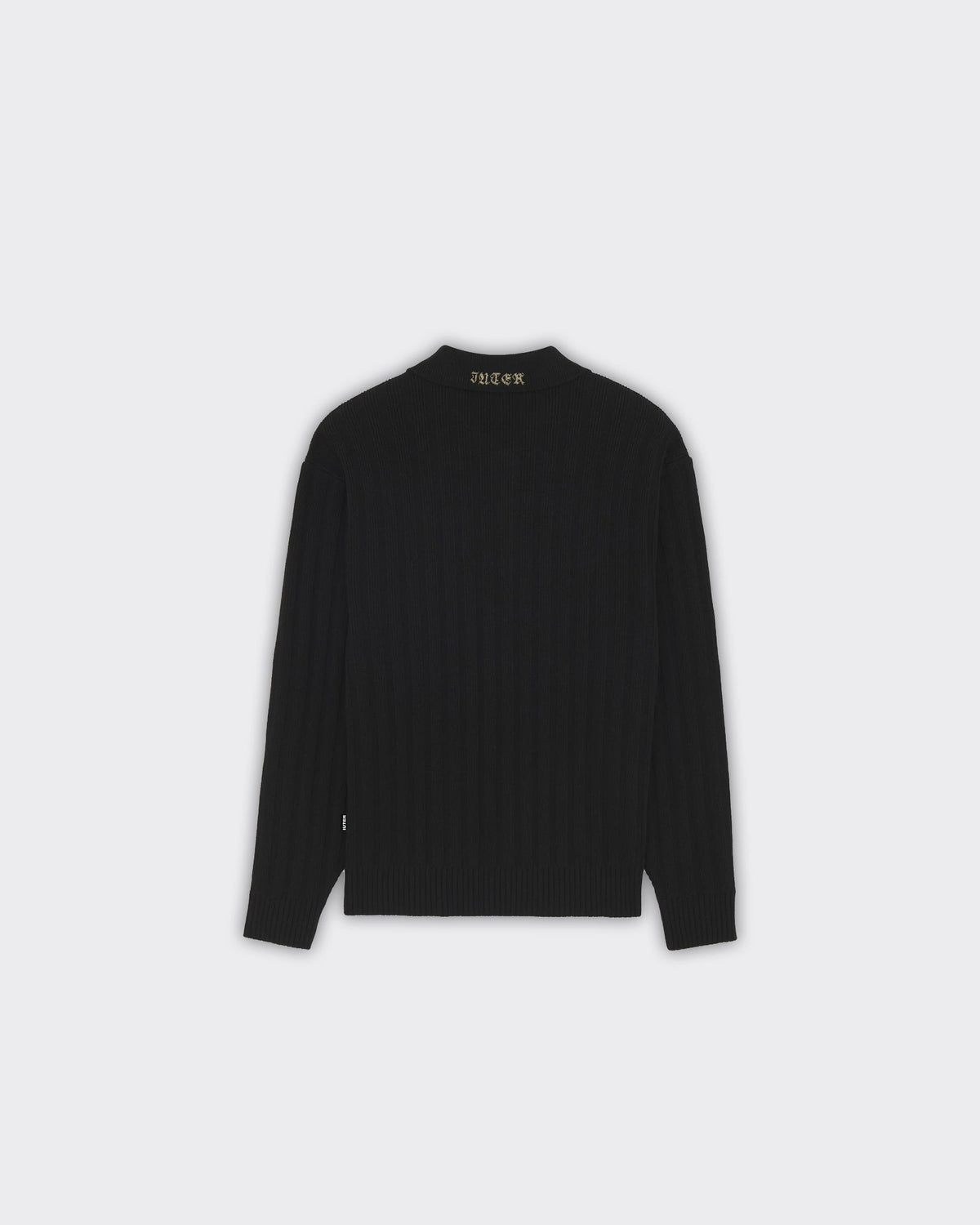 Polo Knit Courage Half Zip Nera