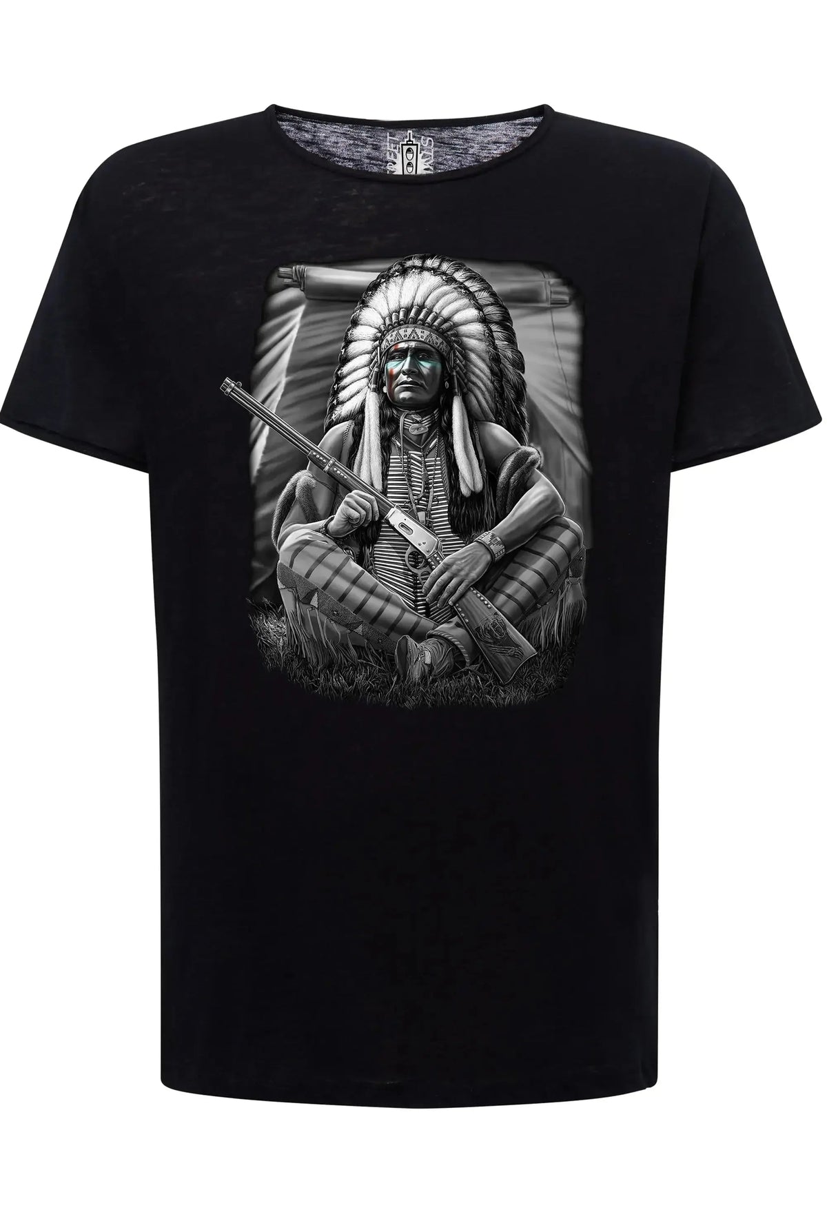 Vanity Tattoo Skull - T-shirt Uomo Cotone Fiammato