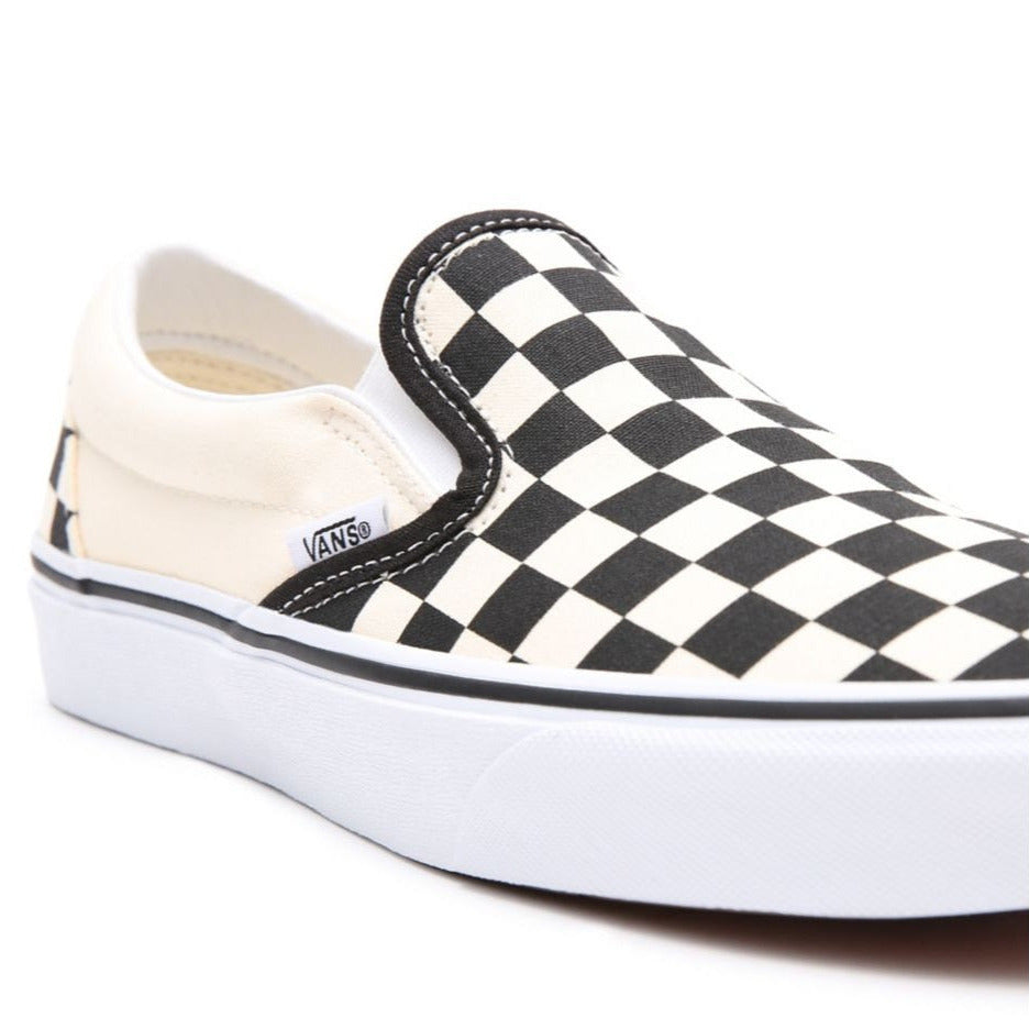 Vans Classic Slip-On Unisex Tela VN000EYEBWW1 | Sneakers bianca a scacchi neri