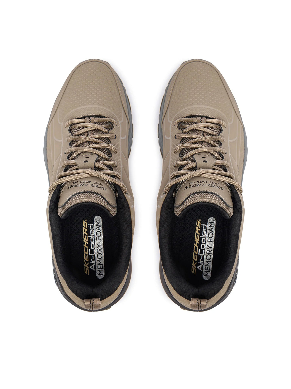 Skechers scarpa outdoor da uomo  Max Protect Irongaurd 237672/TPBK tortora