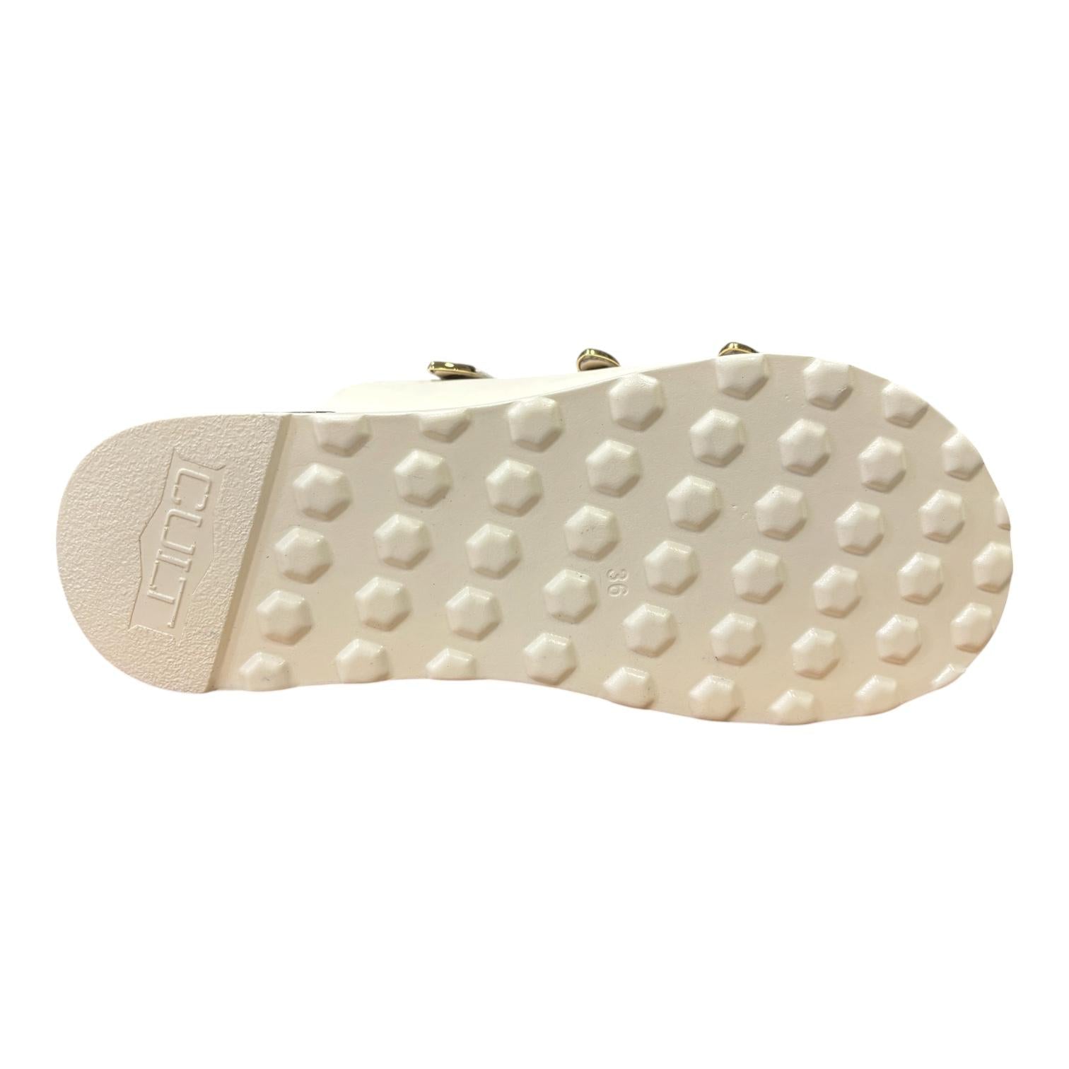 Cult Sandalo da donna con zeppa Janis 4739 CLW473901 off white