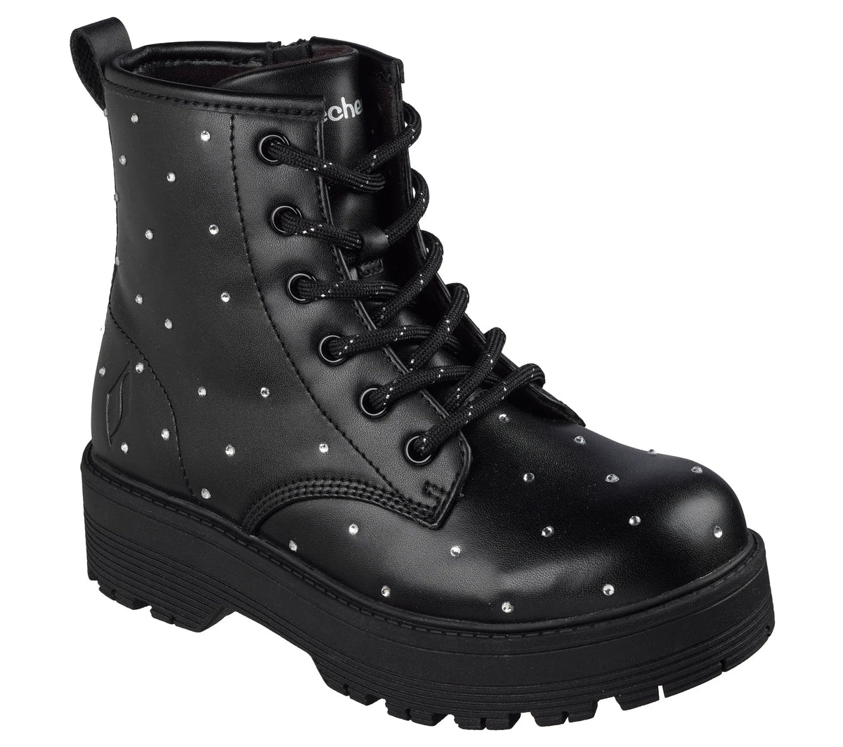 Skechers Gravlen HI - Jewels Strut 303471L/BLK Ragazza Nero - Stivali Casual