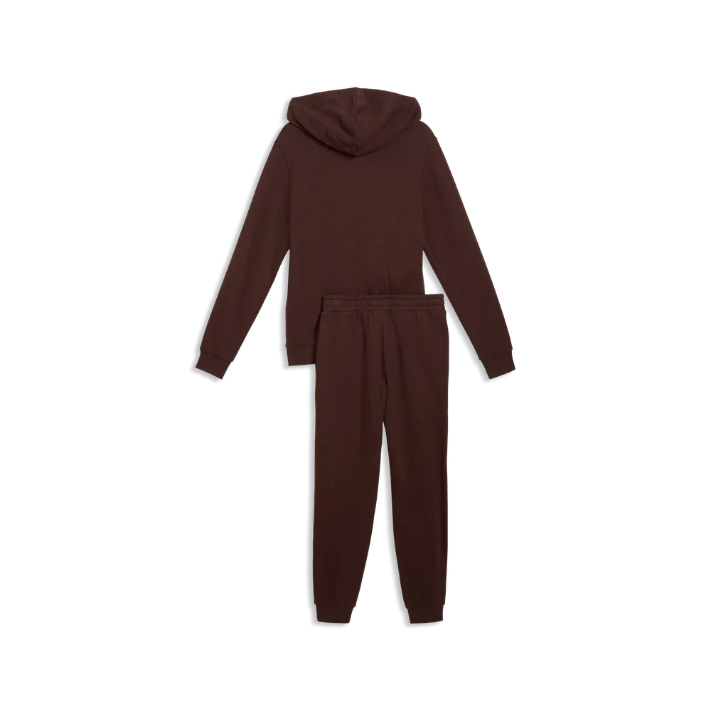 Puma Essential Elevated Suit FL 695216-33 Uomo Marrone - Tuta Sportiva con Cappuccio