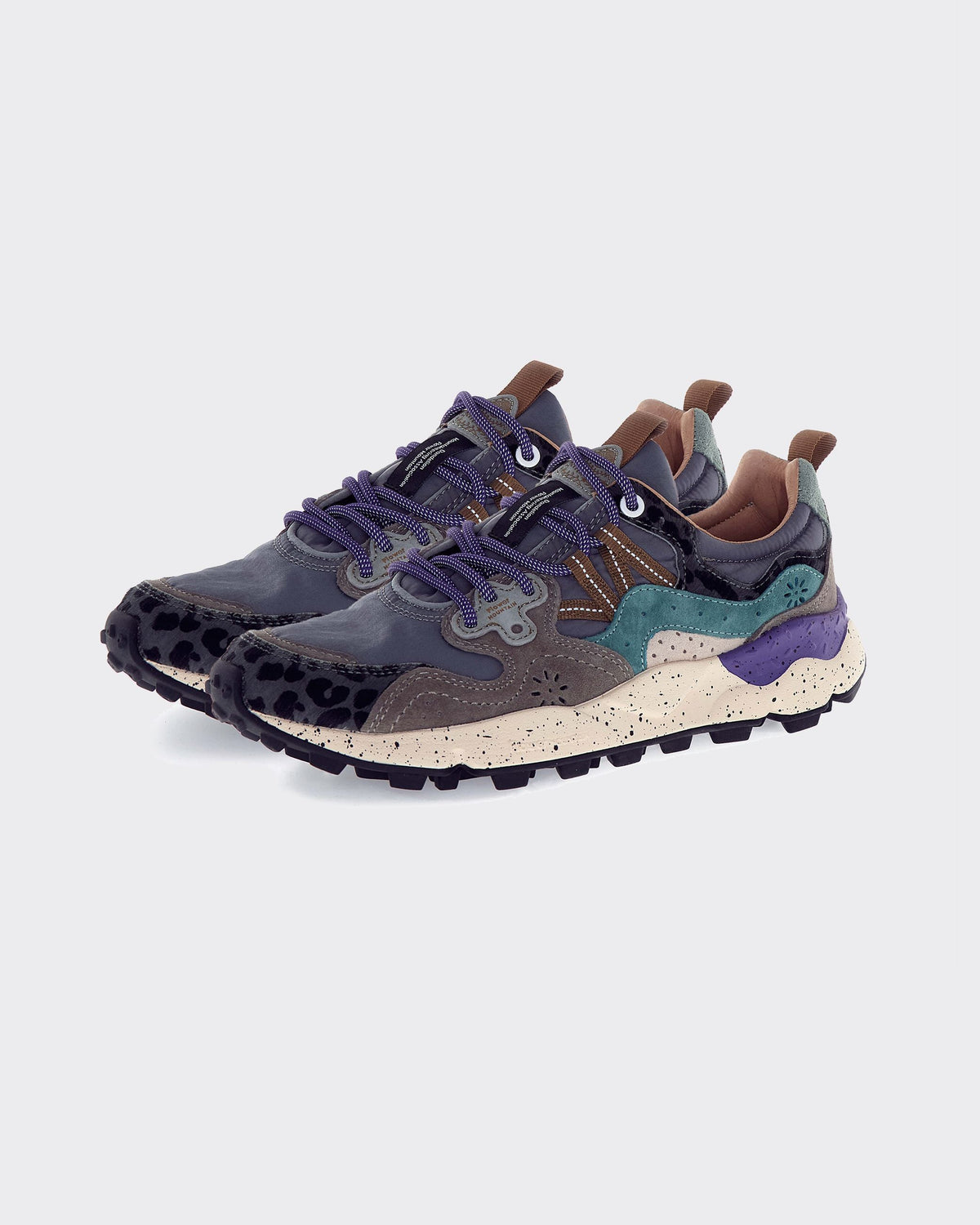 Sneakers Yamano 3 Uni Suede-Pony Hair-Nylon Dark Grey/Anthracite/Bottle