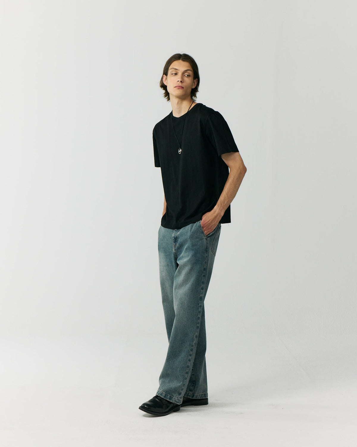 T-Shirt Unisex Loose Nera